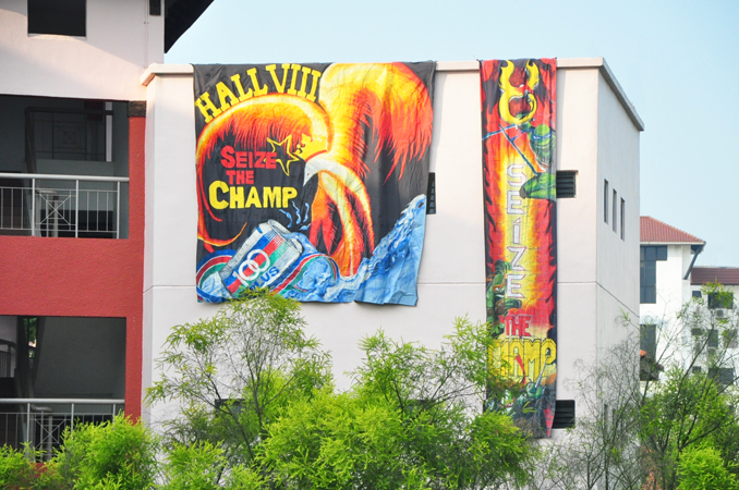 NTU Hall of Residence 8 Inter Hall Banner Competition AY2011
